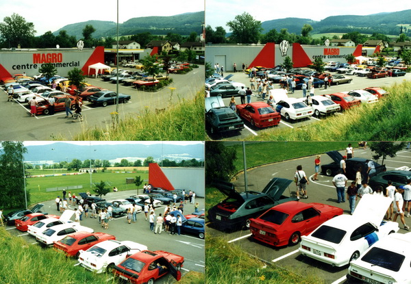 Volles Parkareal mit Capri's aus der ganzen Schweiz
Parc plein à craquer avec des Capri de toute la Suisse
Full car park with Capri's from all over Switzerland Volles Parkareal mit Capri's aus der ganzen Schweiz
Parc plein à craquer avec des Capri de toute la Suisse
Full car park with Capri's from all over Switzerland